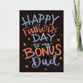 Bonus Papa Vaderdag Moderne Inspirivity Kaart (Voorkant)