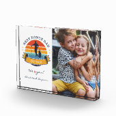 Bonus Papa van Par Retro Step Vaderdag Fotoblokken (Rechts)