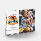 Bonus Papa van Par Retro Step Vaderdag Fotoblokken (Links)