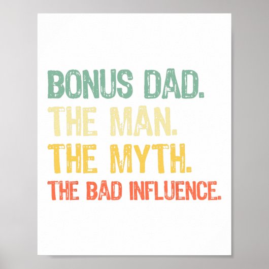 Bonus paps het Man de mythe de slechte invloed van Poster (Voorkant)
