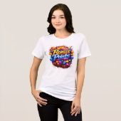 Bonus Points! Vintage Tri-Blend Shirt (Voorkant volledig)