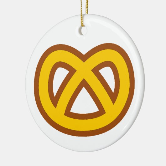 Bonus Pretzel Keramisch Ornament (Links)