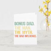 Bonus Vader De Man De Mythe De Slechtste Invloed V Kaart (Gele Bloem)