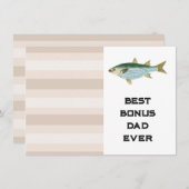 Bonus vader  feestdagenkaart (Voorkant / Achterkant)