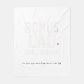 Bonus Vader Hartverwarmend Deken Gift van Dochter  (Voorkant)