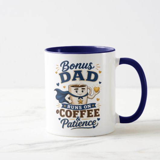 Bonus Vader Koffie Geduld Mok Vaderdag Cadeau (Rechts)