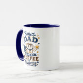 Bonus Vader Koffie Geduld Mok Vaderdag Cadeau (Voorkant links)