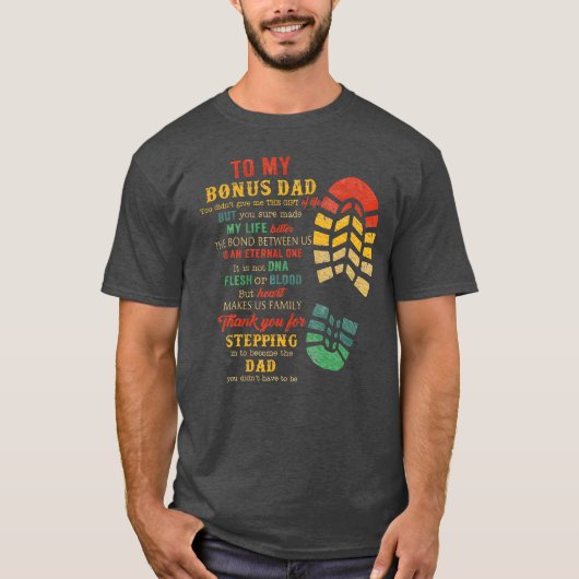 Bonus Vader Vaderdag uit Stepdad Retro T-shirt (Voorkant)