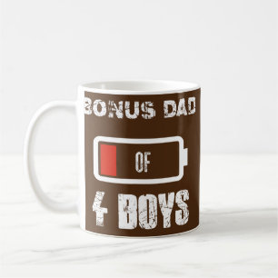 Bonus Vader van 4 Vier Jongens Lage Batterij Vader Koffiemok
