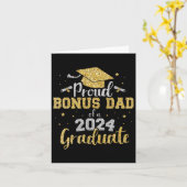Bonus vader van CL van 2024 Afstuderen senior Afst Kaart (Gele Bloem)
