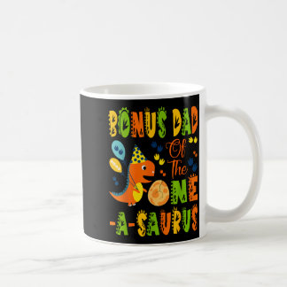 Bonus vader van de one-a-saurus 1e verjaardag dino koffiemok