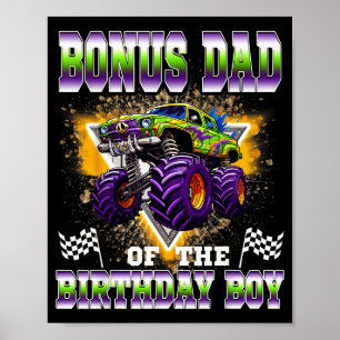 Bonus Vader Van De Verjaardagsjongen Monstertruck Poster