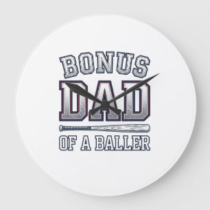 Bonus Vader van een Baller Vintage Sportshirt Ontw Grote Klok