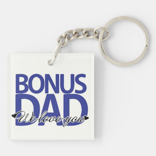 Bonus vader We houden van je Sleutelhanger (Achterkant)