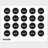 Bonusmoeder van de bruidegom ronde sticker (Vel)