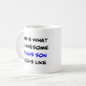 bonuszoon, geweldig koffiemok (Voorkant links)