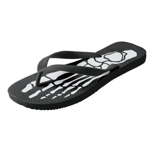 Bony Skeleton Voeten Teenslippers (Schuin)