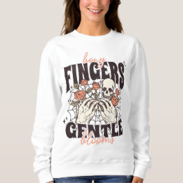 Bony vinger zacht bloeit T-shirt