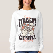 Bony vinger zachte bloemen T-Shirt
