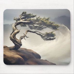 Bonzai Plant Wind Rustig Vreedzame Natuur Serene Muismat