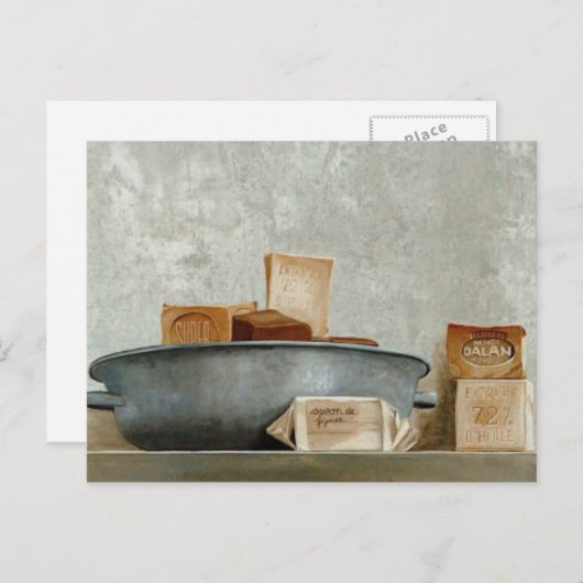 bonzen briefkaart (Voorkant / Achterkant)