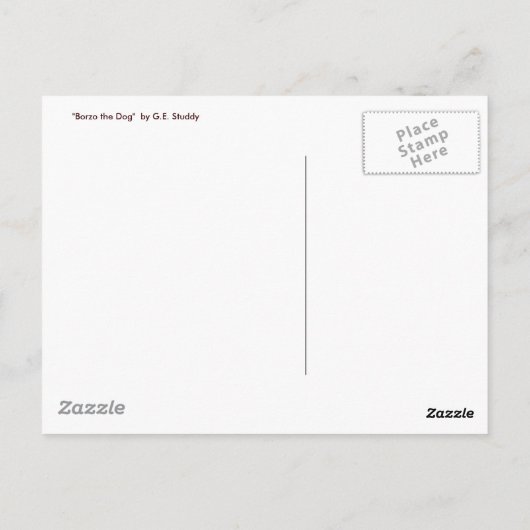 "Bonzo de Hond" in "Einde van de Dag" Briefkaart (Achterkant)