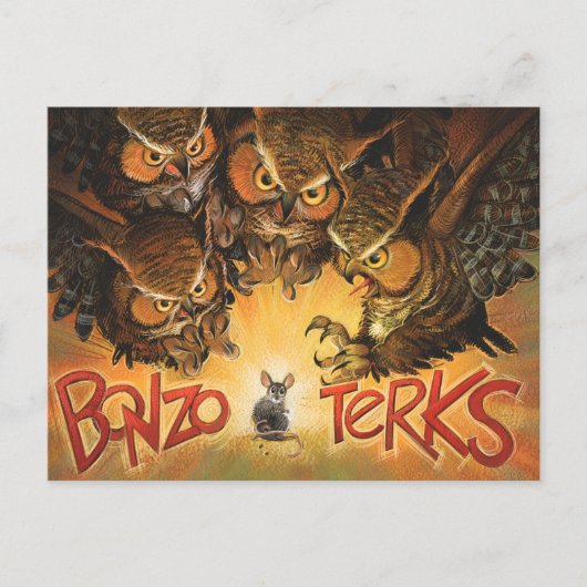 Bonzo Terks Briefkaart (Voorkant)