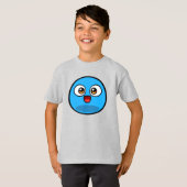 Boo 3/4 Sleeve Raglan T-Shirt voor jongens (Voorkant volledig)