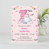 Boo 3e verjaardag  kaart (Staand voorkant)