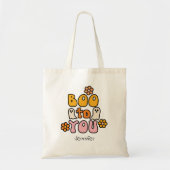 Boo aan u Persoonlijke Halloween Tote Bag (Voorkant)