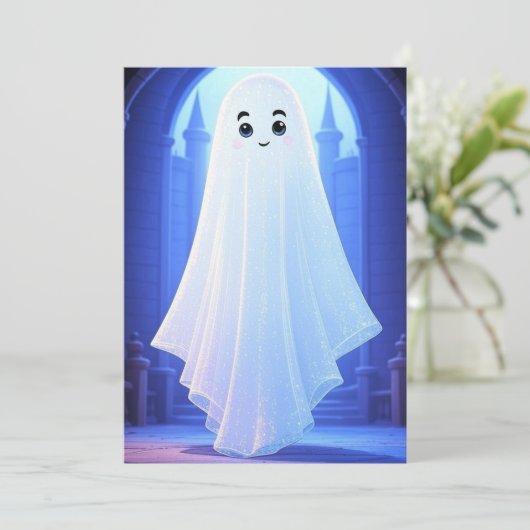 Boo AI Ghost Kaart (Staand voorkant)