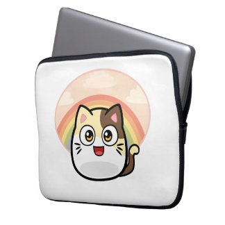 Boo als kat laptophoes van 13 inch laptop sleeve