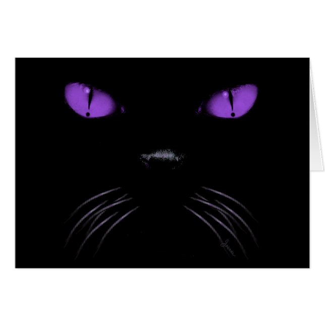 Boo - Amethyst Blank Card (Voorkant Horizontaal)