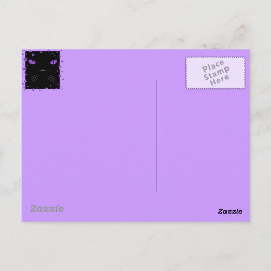 Boo - Amethyst-Briefkaart Briefkaart (Achterkant)