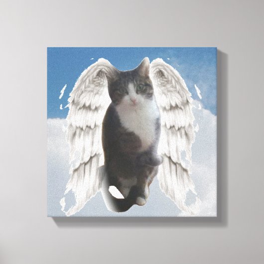 Boo Angel - 30 x 30 cm - Stretched Canvas afdrukke (Voorkant)