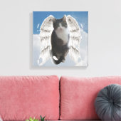 Boo Angel - 30 x 30 cm - Stretched Canvas afdrukke Afdruk (Insitu (Woonkamer))