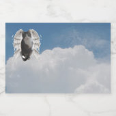 Boo Angel 7 x 5 cm Etiket voor voedselverpakkingen (Enkel label)