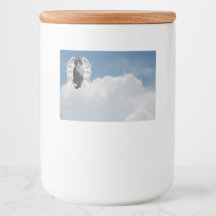 Boo Angel 7 x 5 cm Etiket voor voedselverpakkingen