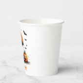 Boo Baby Ghost en Pumpkin Halloween Papieren Bekers (Links)