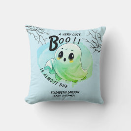 Boo Baby shower Halloween Blauw Thema Schattige Fe Kussen