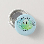 Boo Baby shower Halloween Blauw Thema Schattige Fe Ronde Button 3,2 Cm (Voorkant /achterkant)