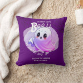 Boo Baby shower Halloween Deep Paarse Theme Party Kussen (Deken)