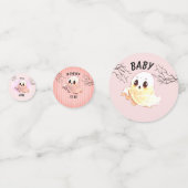 Boo Baby shower Halloween Roze thema Schattige fee Confetti (Achterkanten)