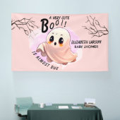 Boo Baby shower Halloween Roze thema Schattige fee Spandoek (Beurs)