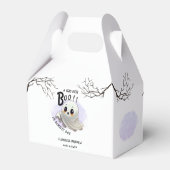 Boo Baby shower Halloween thema Leuk feest Bedankdoosjes (Achterkant)