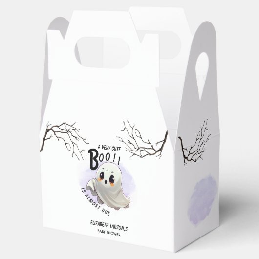 Boo Baby shower Halloween thema Leuk feest Bedankdoosjes (Geopend)