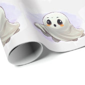 Boo Baby shower Halloween thema Leuk feest Cadeaupapier (Rol Hoek)