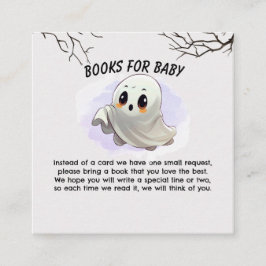 Boo Baby shower Halloween thema Leuk feest Informatiekaartje
