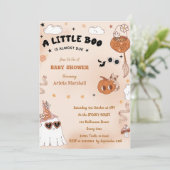 Boo Baby shower Onze kleine boe is bijna te wijten Kaart (Staand voorkant)