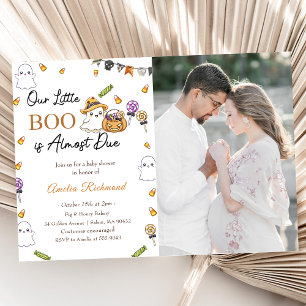 Boo Baby shower Onze kleine boo is bijna te wijten Kaart